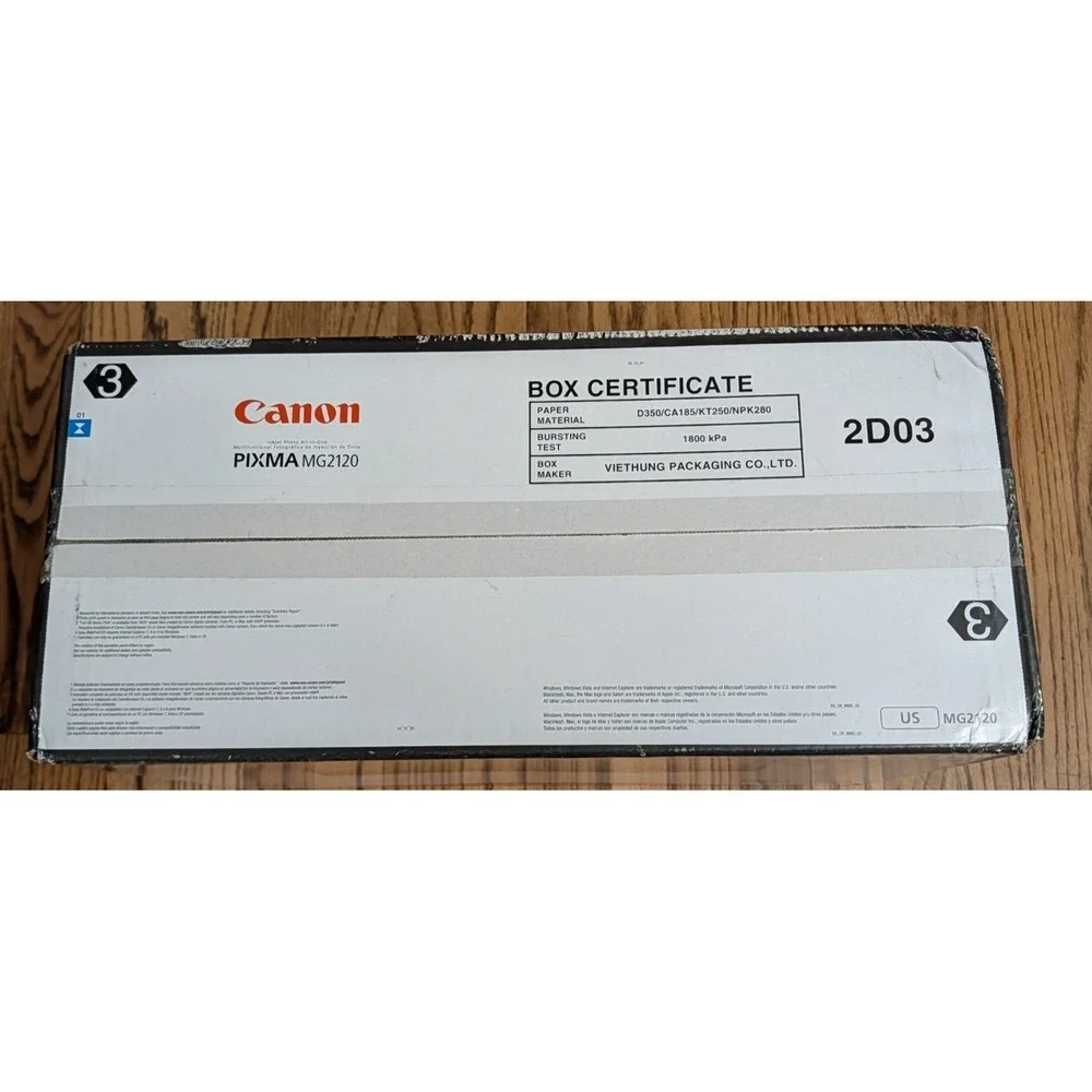 Canon PIXMA MG2120 All-In-One Inkjet Printer (No Inks) New Open Box